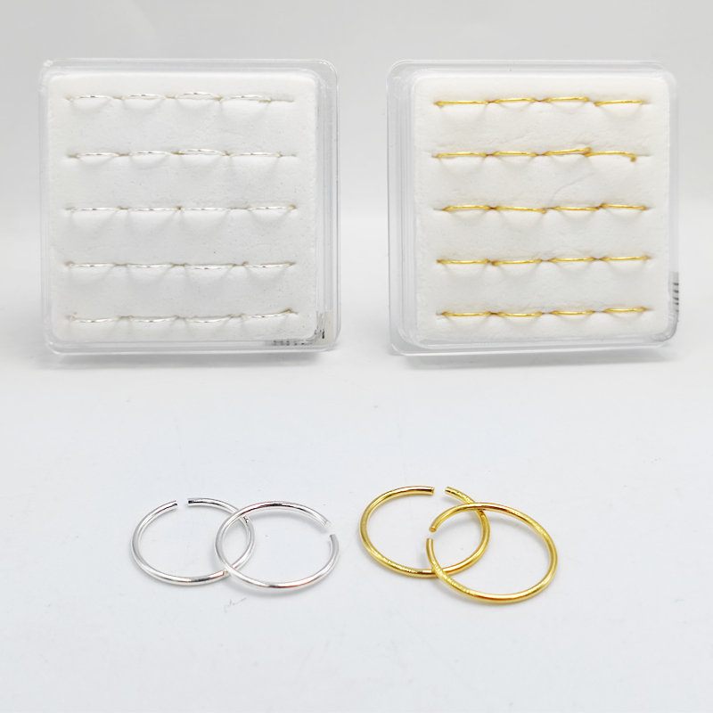 Helix Cartilage Ring - 925スターリンリングフープhuggieclassic鼻孔セプタム耳軟骨daithらせんピアスジュエリー22グラム20ピース/ロット
