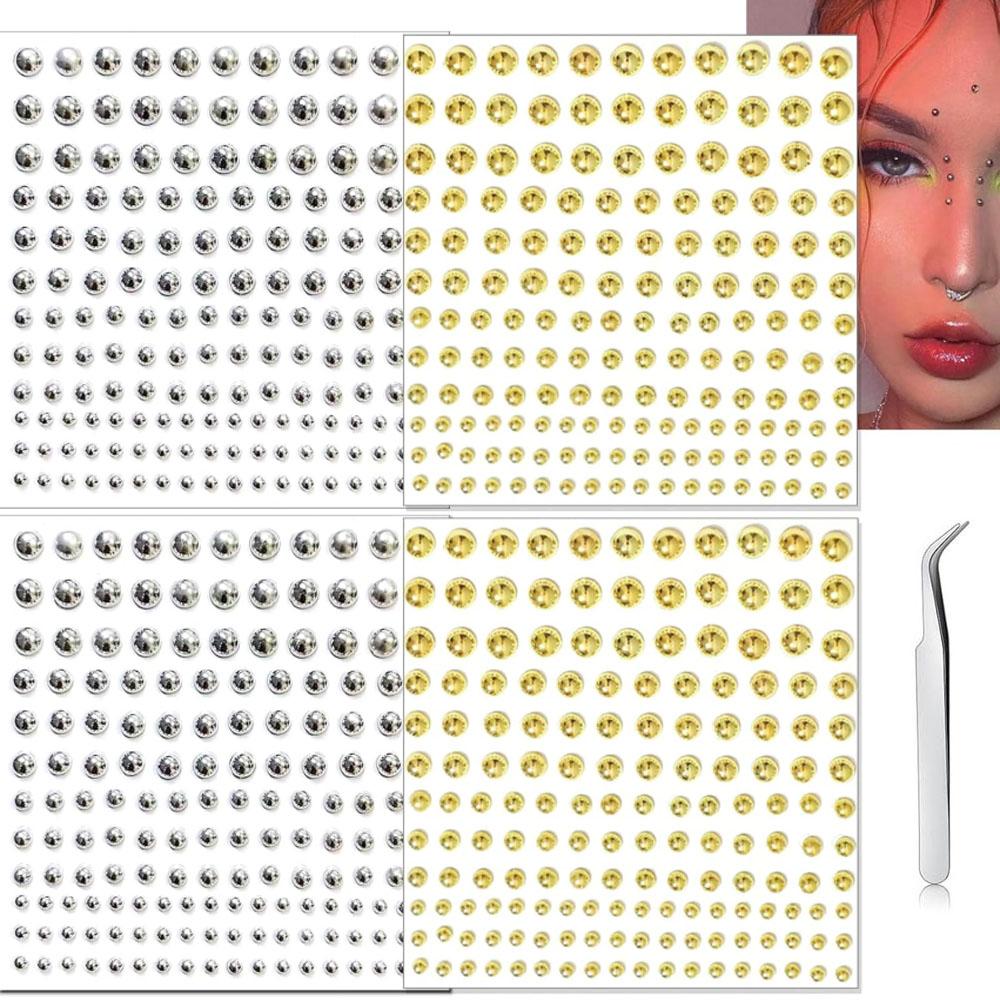 Body Jewelry And Piercing - 661個セット フェイスフェイクピアス フェイクリップリング フェイクノーズリング 眉毛ピアス フェイクリップピアス
