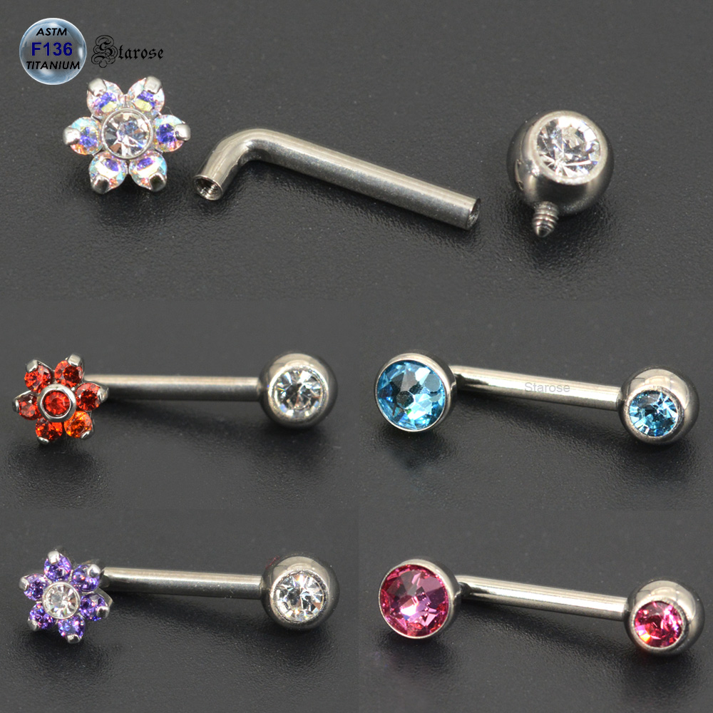Body Jewelry Vch - 静脈瘤-女性の根片,ピアス,オーラル,ベリー,眉毛のイヤリング,136