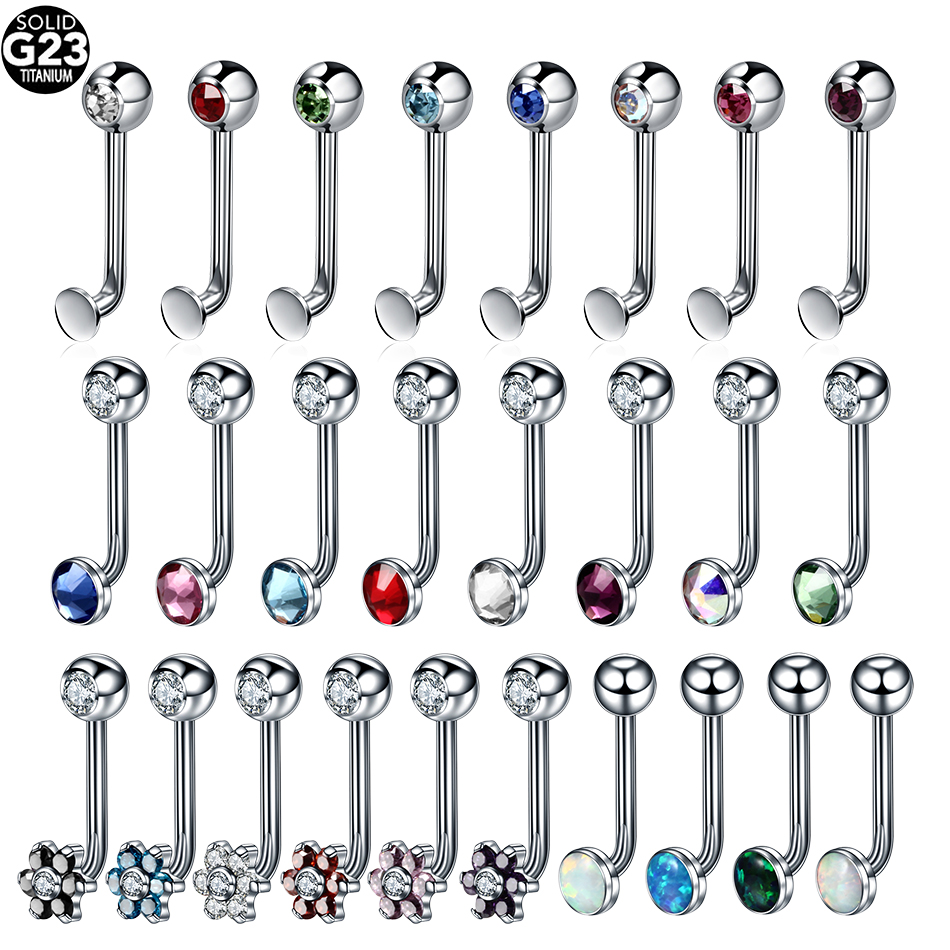 Body Jewelry Vch - 1PC チタンクリスティーナ垂直フードピアスフラワーリップリングオパールセクシーな膣性器ピアス VCH 眉毛ピアスジュエリー