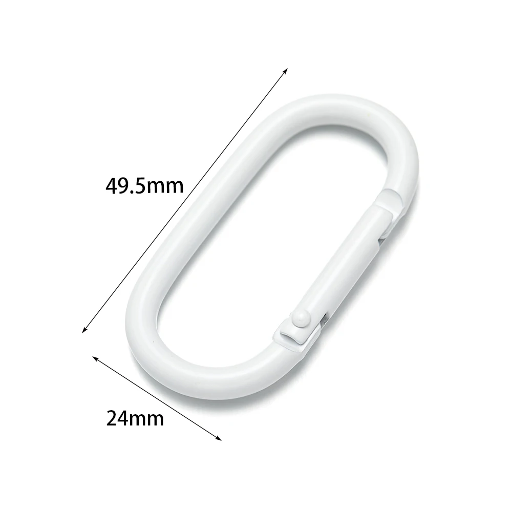 5 個のキャンディーカラーのレーストラック型金属塗装キーホル - Body Jewelry Diy のレビューと価格