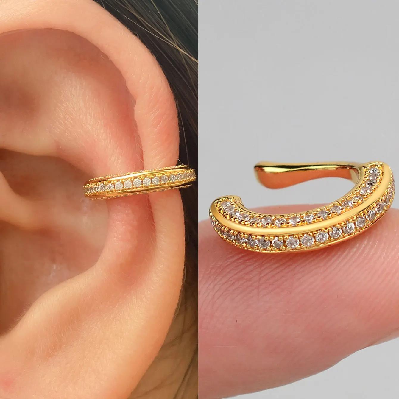 1個入り ホットセール 中空幾何学模様 イヤーカフ CZ ク - Helix Cartilage Ring のレビューと価格