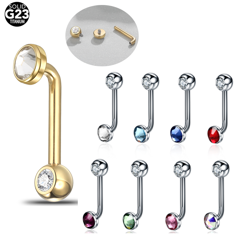 1PC インプラントグレードチタンクリスティーナピアスカラフ - Body Jewelry Vch のレビューと価格