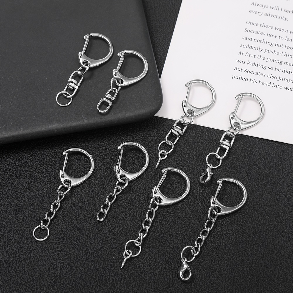10 ピース/ロットロブスター爪クラスプキーリング D 形状 - Body Jewelry Diy のレビューと価格