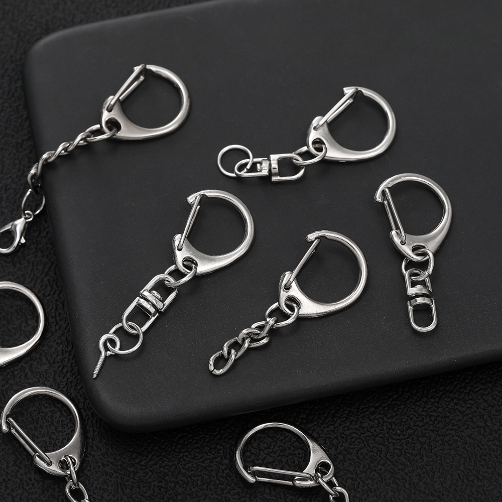 10 ピース/ロットロブスター爪クラスプキーリング D 形状 - Body Jewelry Diy のレビューと価格