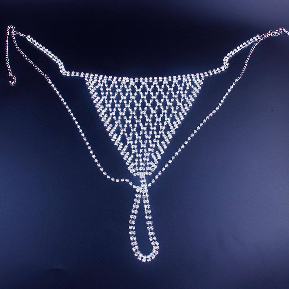 Stonefans-女性用チェーンとラインストーンメッシュの - Body Jewelry Helix のレビューと価格