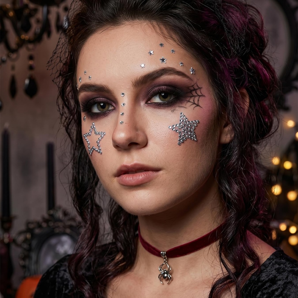 偽穿孔ボール貼り鼻釘偽眉毛唇カフメデューサリップ釘粘着星面宝 - Body Jewelry And Piercing のレビューと価格