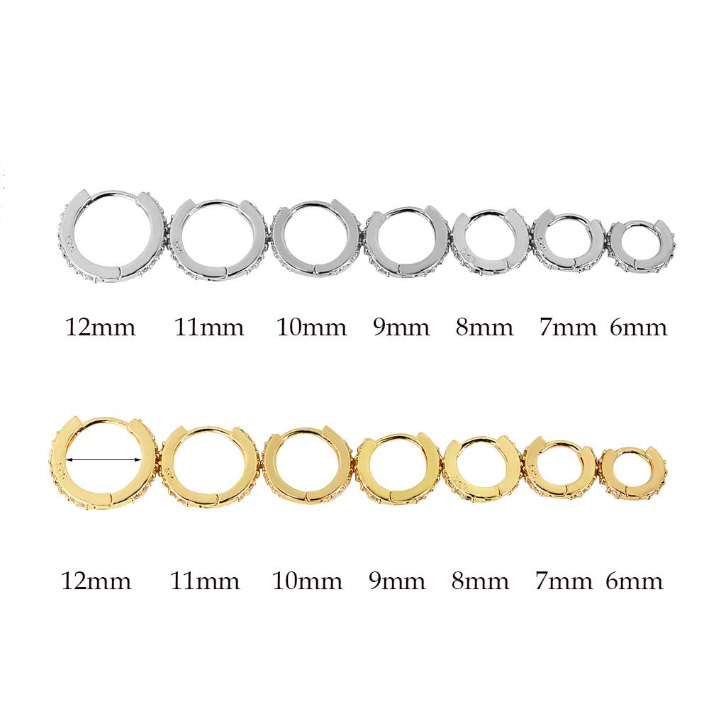 レインボー CZ ハギーズフープイヤリングガール小さなリング - Helix Cartilage Ring のレビューと価格