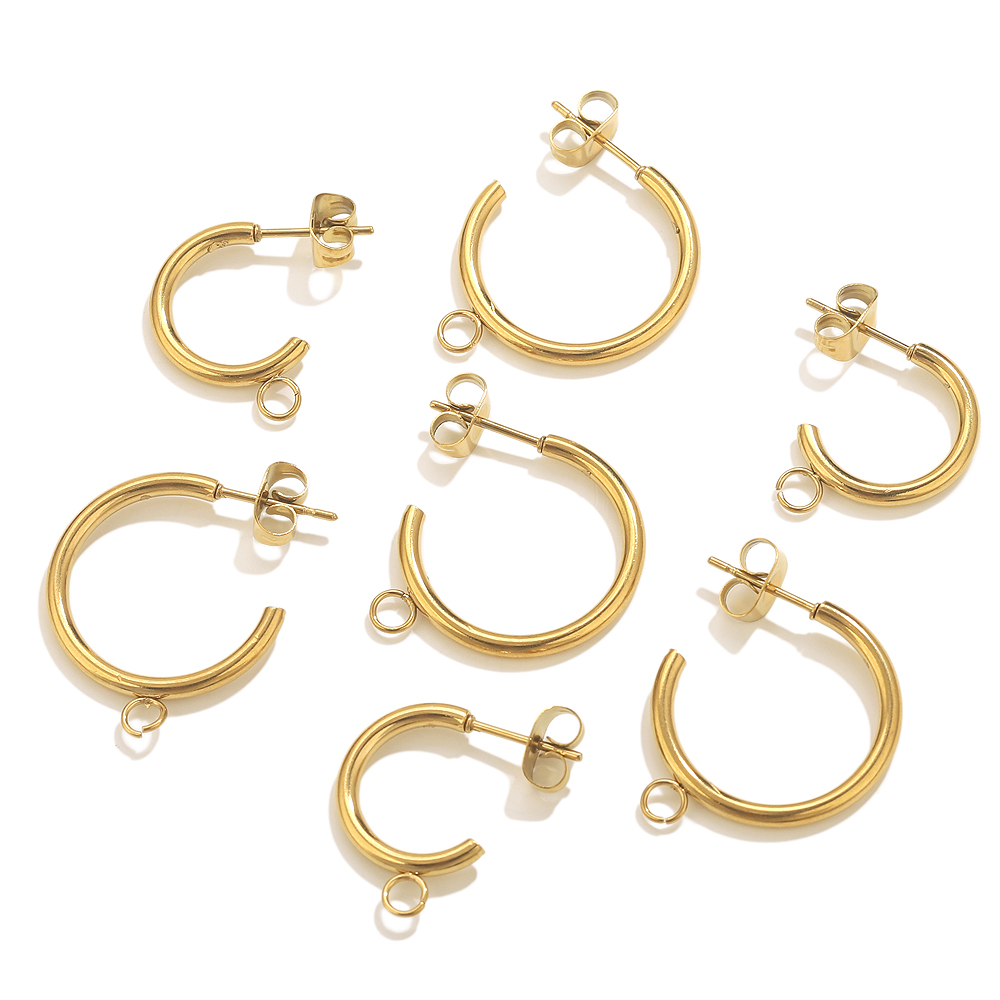 6 個ステンレス鋼 C 字型イヤリング作成用品 DIY ジュ - Body Jewelry Diy のレビューと価格