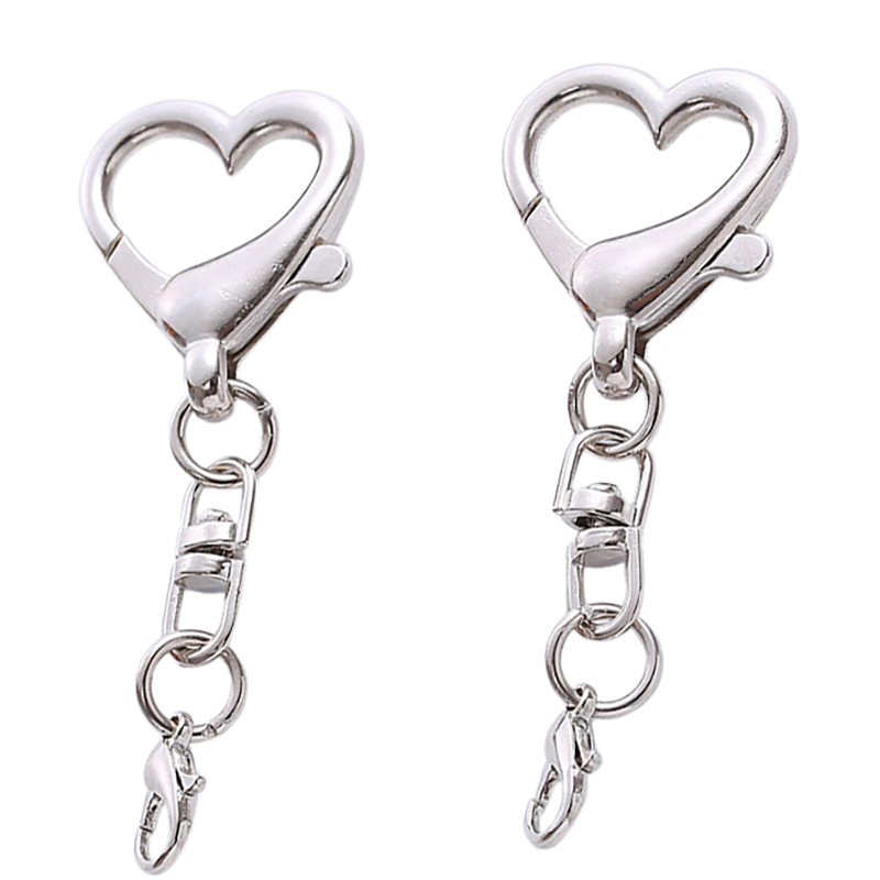 10/20/50個のユニークな合金ハートキーリングペンダント - Body Jewelry Diy のレビューと価格