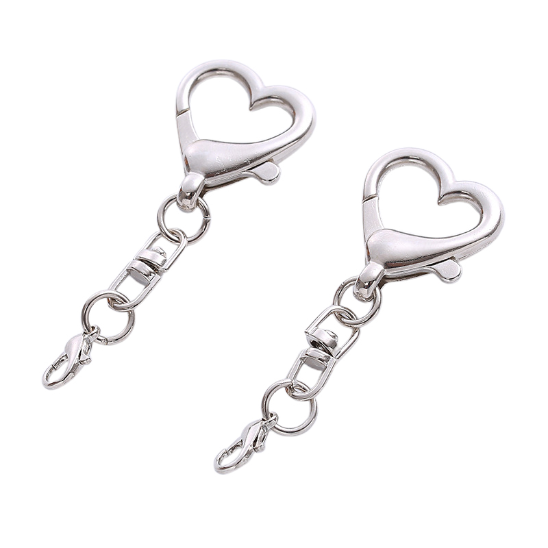 10/20/50個のユニークな合金ハートキーリングペンダント - Body Jewelry Diy のレビューと価格