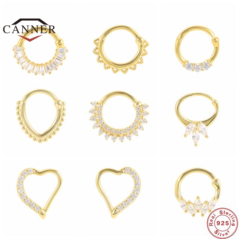 CANNER 絶妙なチャーム小さな 925 スターリングシル - Helix Cartilage Ring のレビューと価格