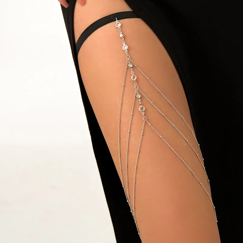 ファッション夏ボヘミアン太ももチェーンシンプルなセクシーなボ - Body Jewelry Helix のレビューと価格