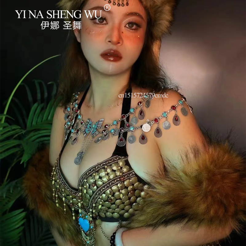 ヴィンテージ合金コインロングタッセルウエストチェーンベリーダ - Body Jewelry Indian のレビューと価格