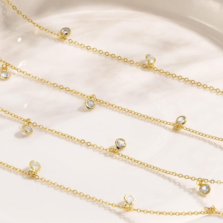 ファッションボヘミアン風ダブルレイヤーラインストーンタッセル - Body Jewelry Helix のレビューと価格