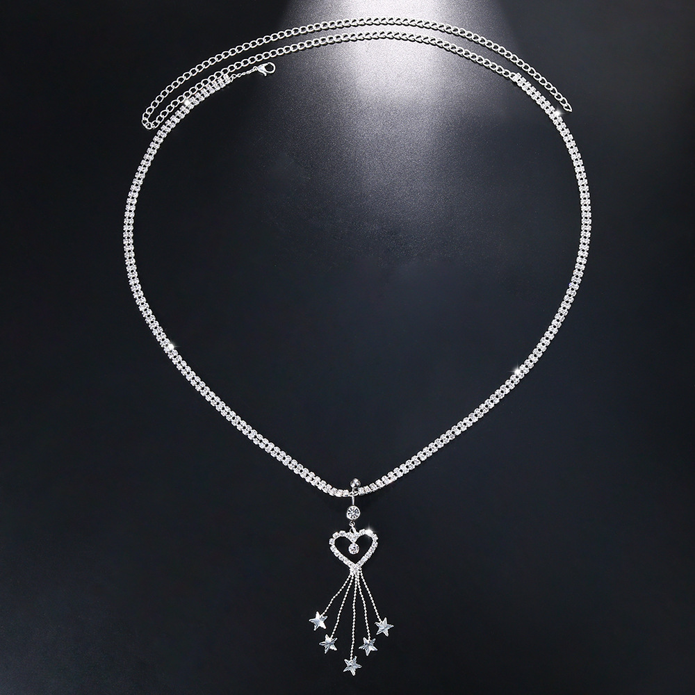 GLAMing 自由奔放に生きるハートブラブララインストーン - Body Jewelry And Piercing のレビューと価格