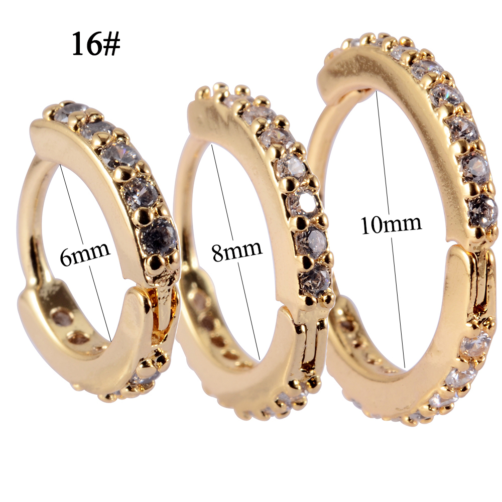 ゴールドメッキフープリング,シルバーカラー,ヘリックス,ピア - Helix Cartilage Ring のレビューと価格