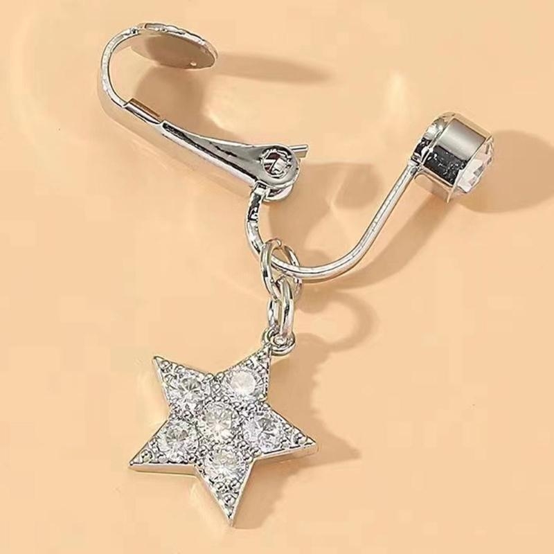 スタイリッシュなへそジュエリー トレンディな銅製へそクリップ - Body Jewelry And Piercing のレビューと価格