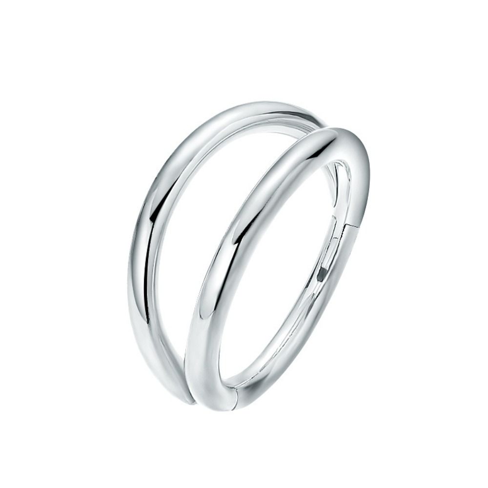 創造的なステンレス製二重層ノストリルピアス電気メッキヘリック - Helix Cartilage Ring のレビューと価格