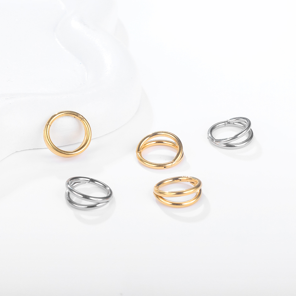 1pc チタン軟骨フープイヤリングジルコンハートヒンジセグメ - Helix Cartilage Ring のレビューと価格