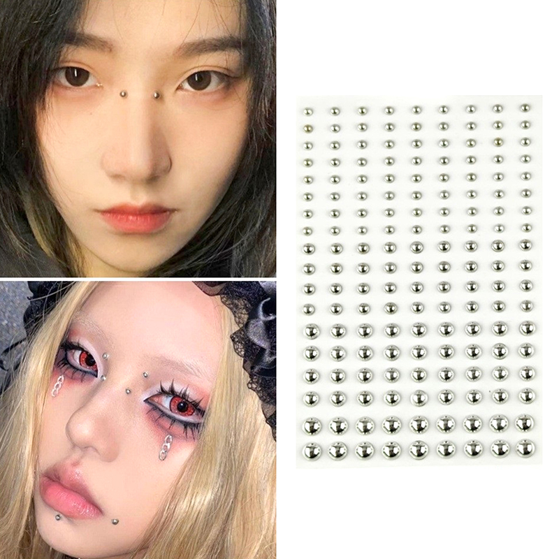 ダイヤモンドステッカー偽鼻ピアス自己粘着ラインストーン非ピア - Body Jewelry And Piercing のレビューと価格