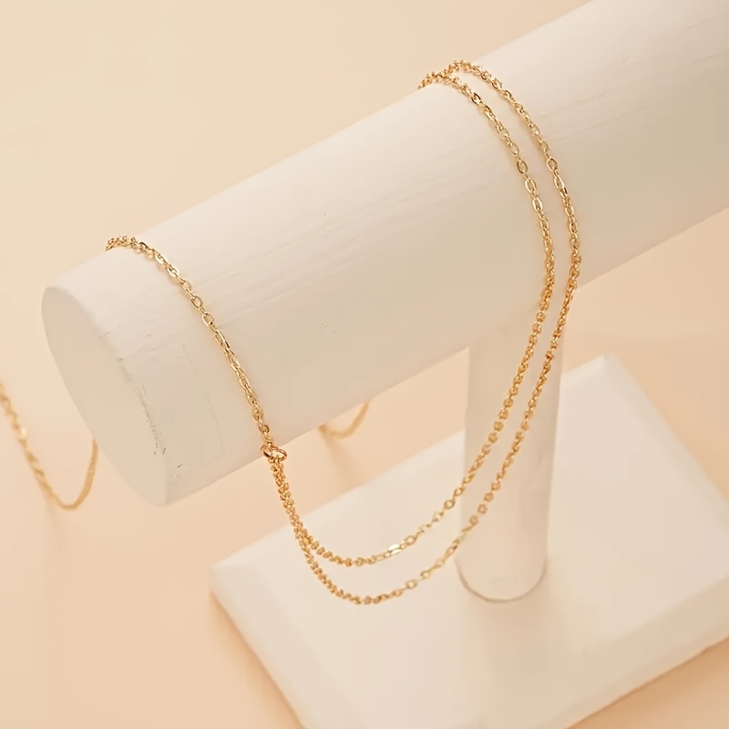 1ダブルレイヤーゴールドメタルウエストチェーンベルト - 女 - Body Jewelry Gold のレビューと価格