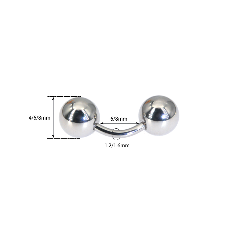 膣用外科用鋼製バーベル,垂直ピアス,セクシーな膣,豆のピアス - Body Jewelry Vch のレビューと価格