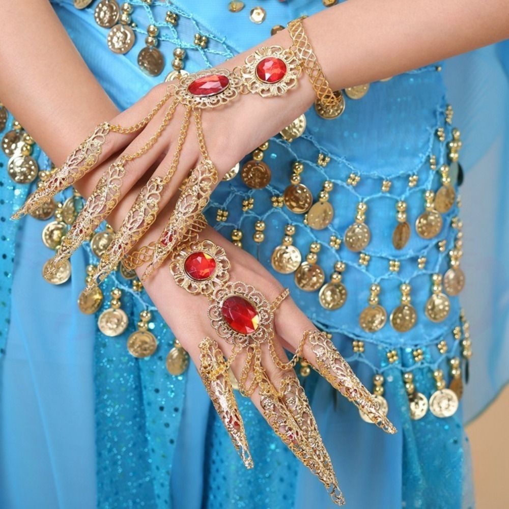 ボヘミアンスタイルのスパンコールヘッドチェーン、インド舞踊デ - Body Jewelry Indian のレビューと価格