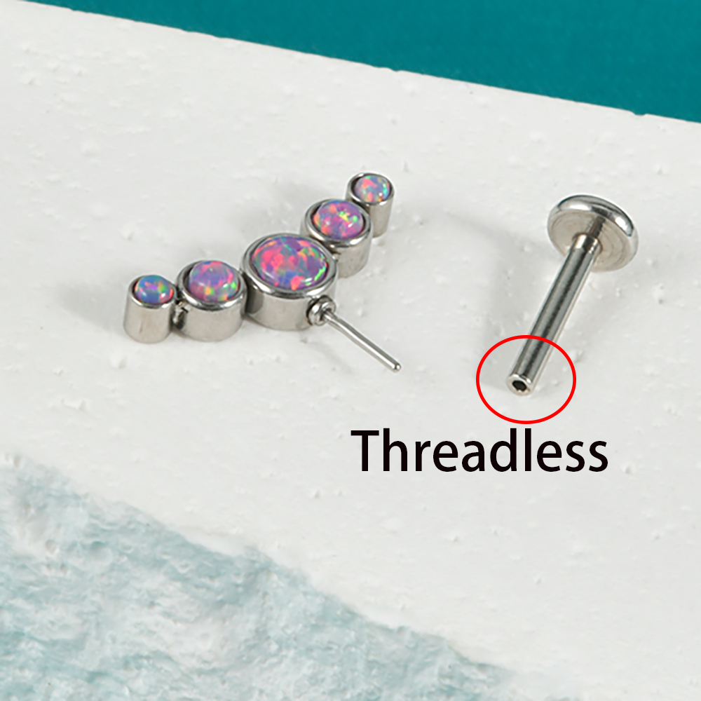 外科用鋼ピアスジュエリー、cz gem、スレッドレスラブレッ - Helix Cartilage Ring のレビューと価格