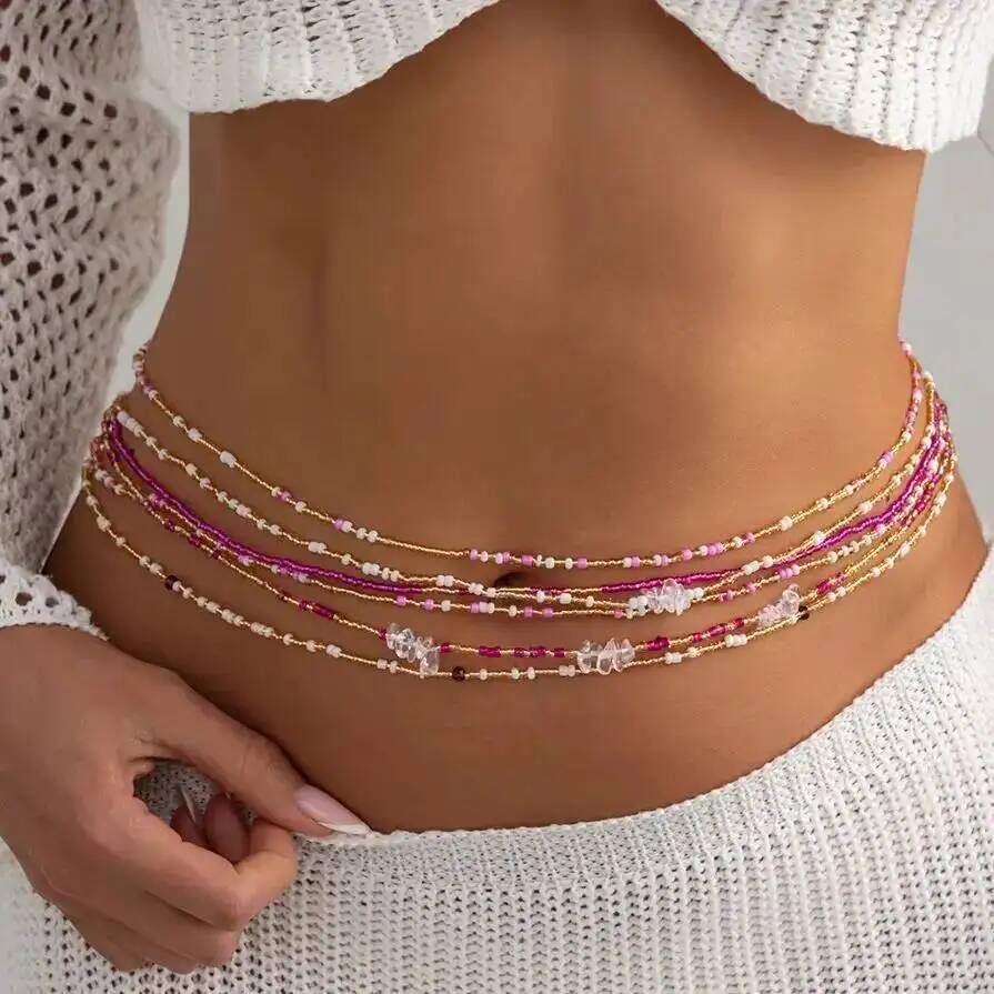 SHIXIN 6個セット ボヘミアン カラフル ライスビーズ - Body Jewelry Helix のレビューと価格